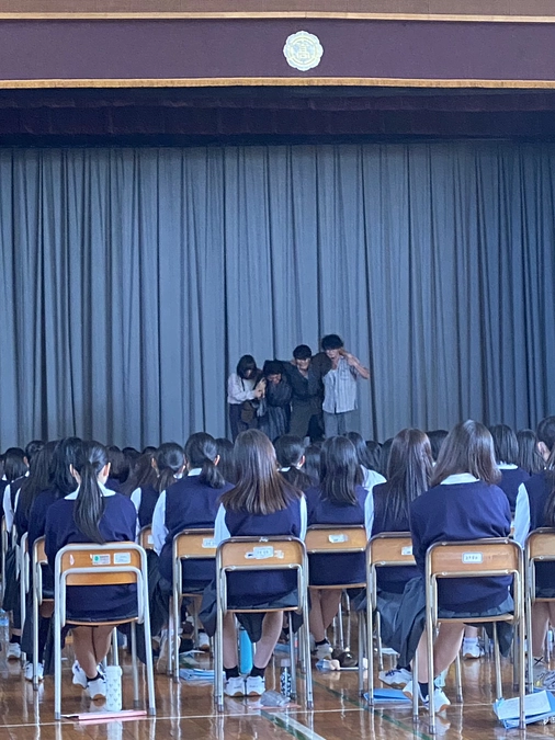 【活動報告１０】木更津東高校にて平和劇を上演しました！