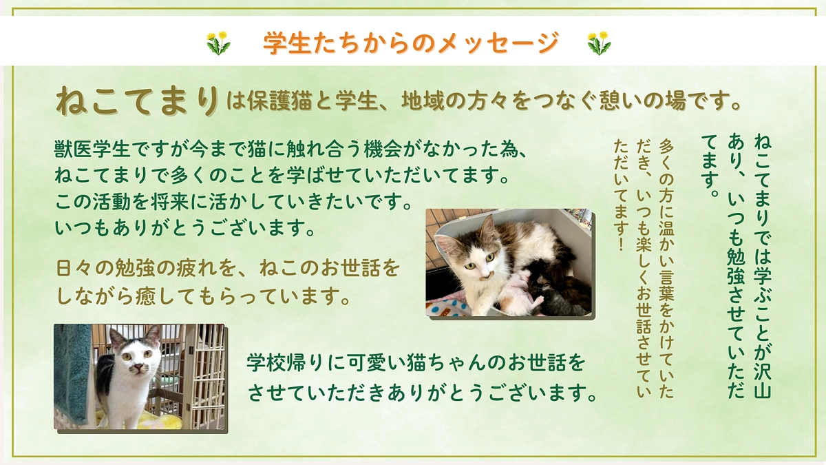 学生たちの想いを知ってほしいです