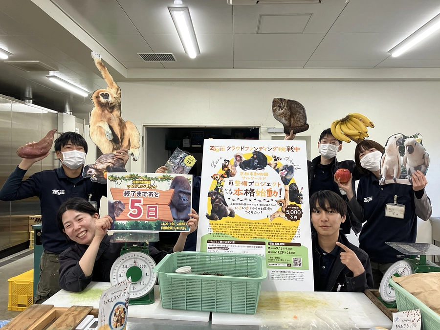 　【残り5日】ラストスパート！サルワールド再整備を実現するために