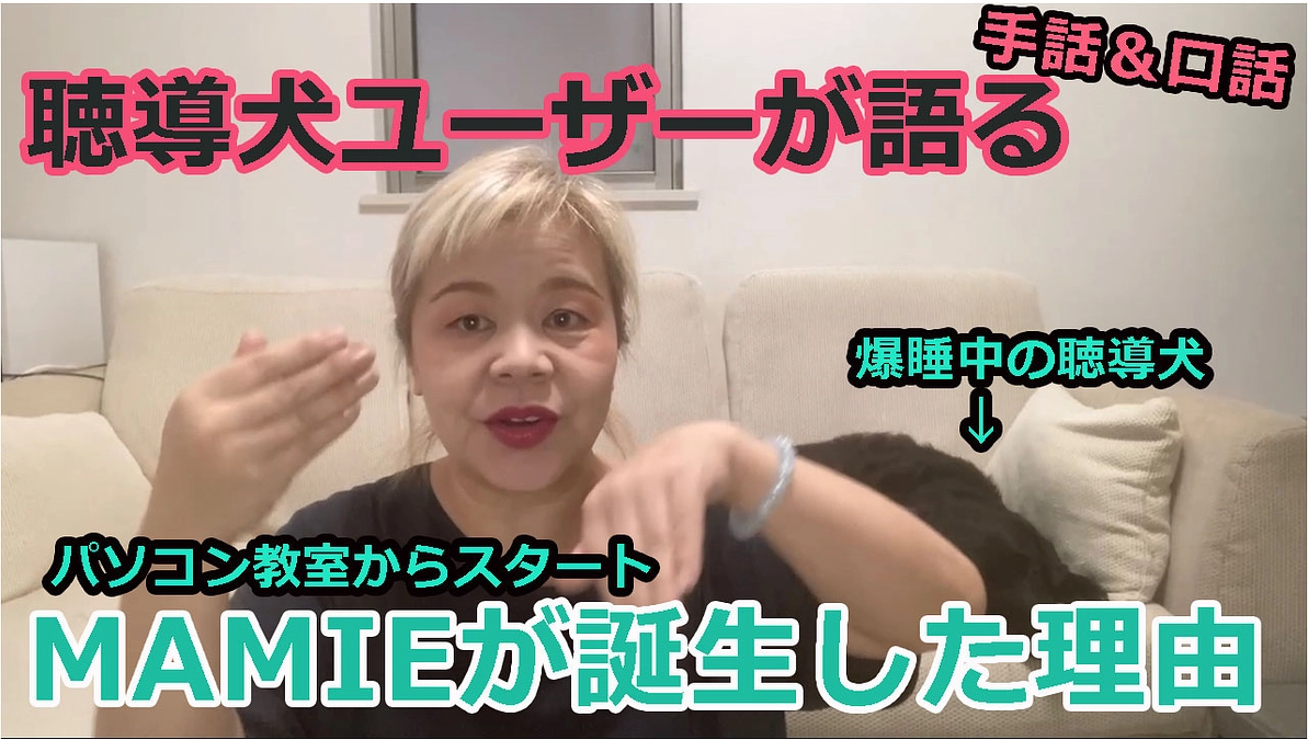 MAMIEをどうして作ったのか?動画を作成しました。