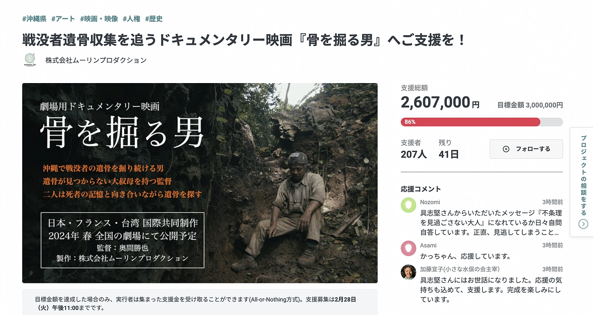 クラウドファンディング5日目を終えて