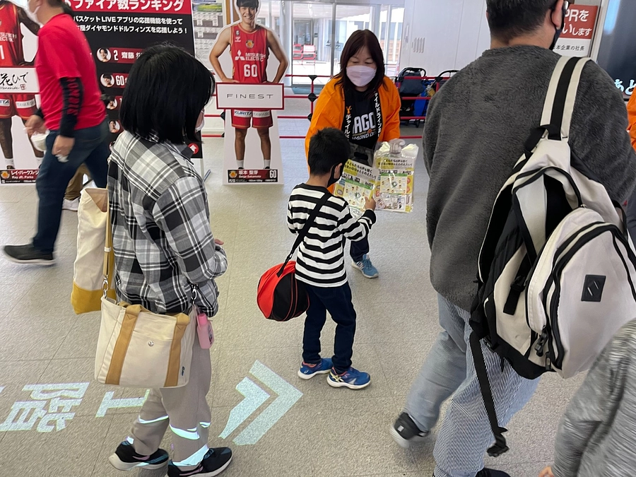 ＼【残り5日】ドルフィンズの試合でPR活動をしてきました／