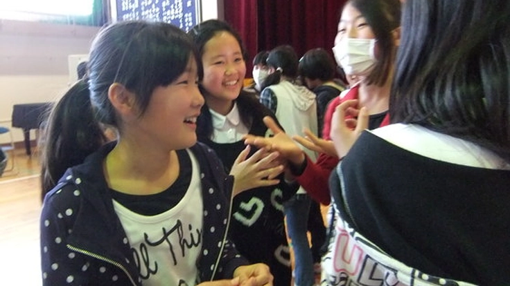 五輪銅メダリスト松本選手を招き、気仙沼の子供に特別な授業を！