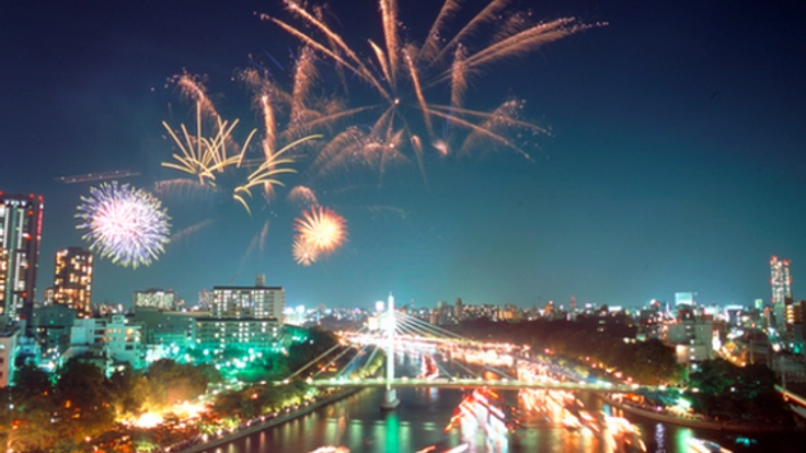 千年続く日本三大祭の大阪天神祭で5000発の奉納花火を打上げたい