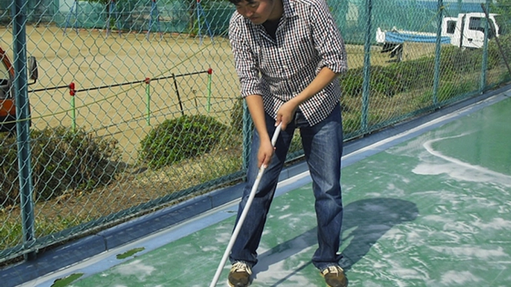 ごしごし福島基金～郡山市の幼稚園プール開きのための除染活動～