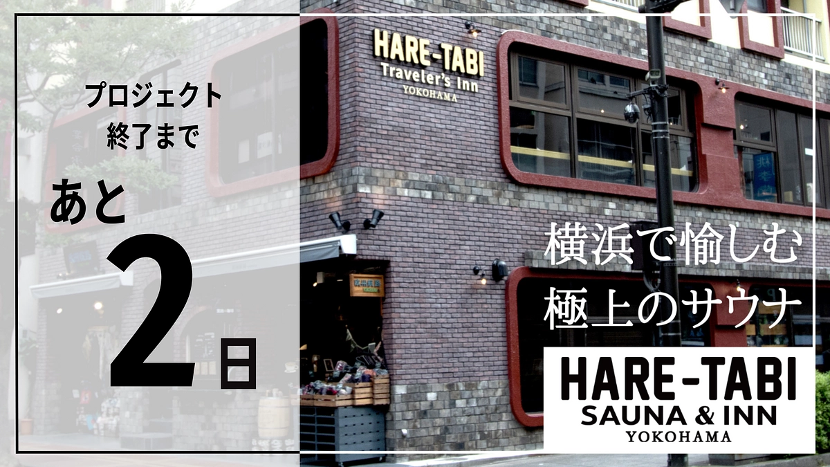 クラウドファンディング終了まで残り2日！！