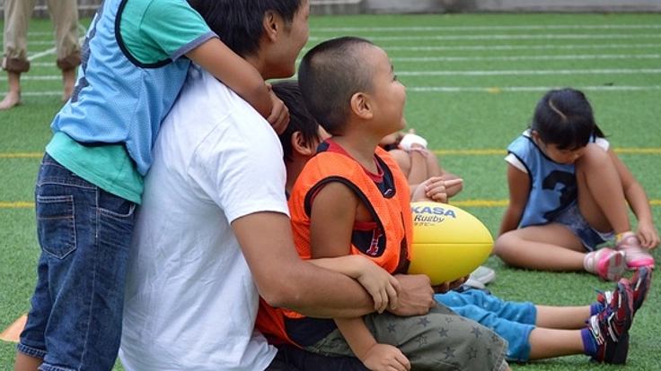 日本中の子どもたちにラグビー遊びを！全国キャラバン開催！