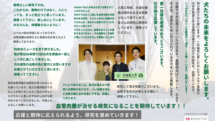 血管肉腫を治療可能にするために、基礎研究を加速させる 4枚目