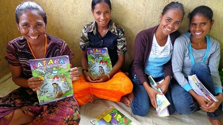 情報から隔絶された東ティモールの人々に、学習雑誌を届けたい！