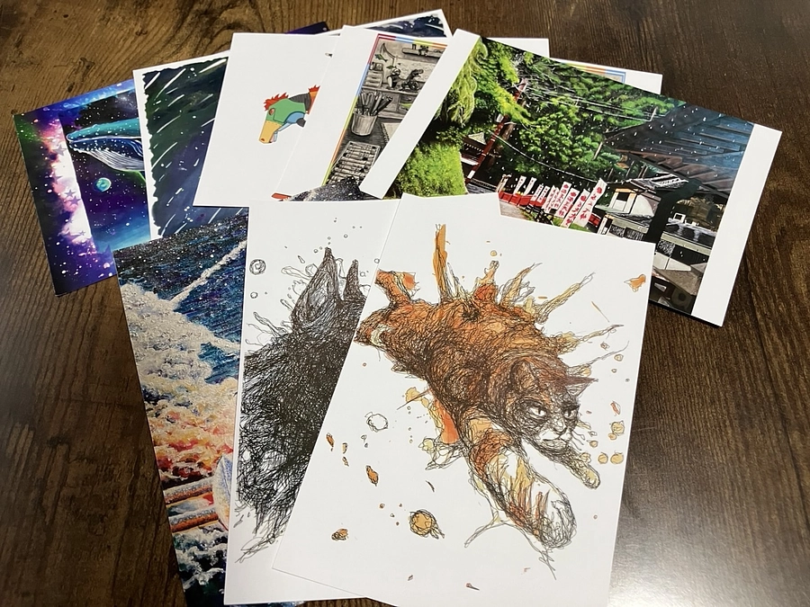 ポストカードが出来上がりました！