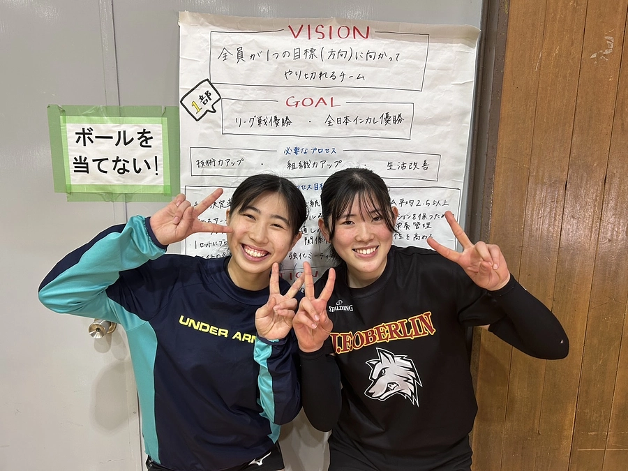 こんにちは！吉田紗奈衣と岡崎杏です。