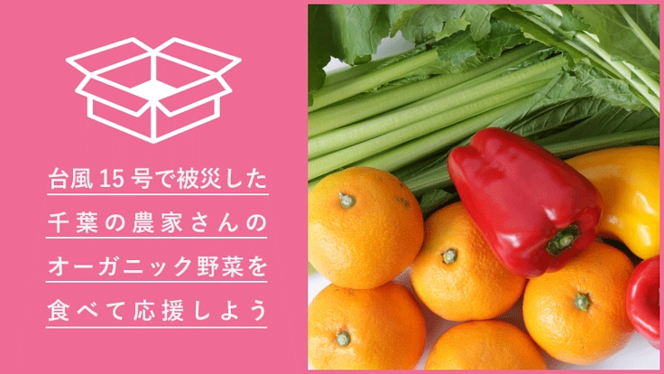 台風被害に見舞われた千葉県の農家さんを応援したい！