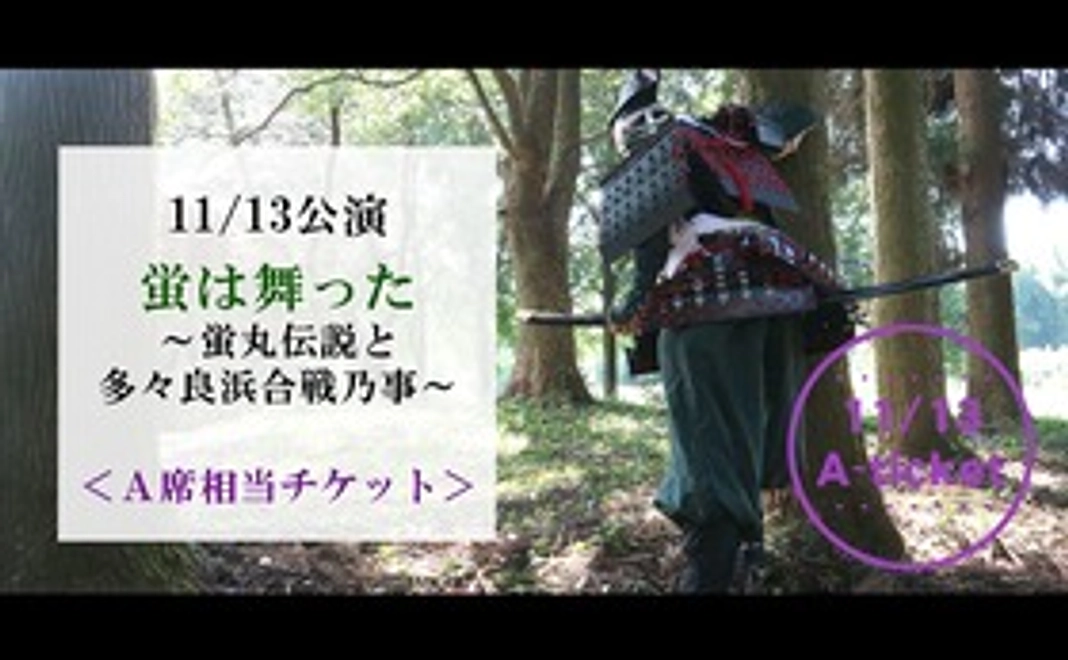 11/13舞台公演【A席相当】鑑賞チケット