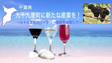 九十九里町に新たな産業を！ワイナリー建設にご協力ください のトップ画像