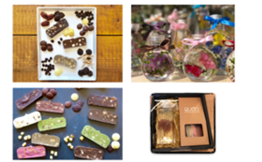 ハーバリウムと久遠チョコレート進呈コース