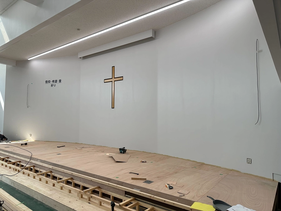 【講堂改修プロジェクト進捗報告】工事52日目