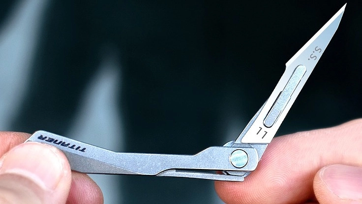 Titanium Super Mini Knife & Tooth