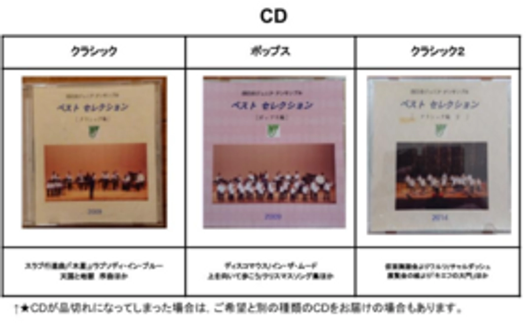 四日市ジュニアアンサンブル演奏CDアルバム