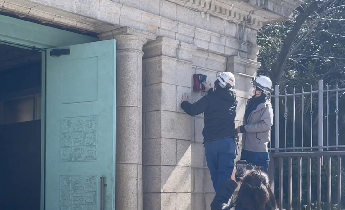 照明器具設置作業