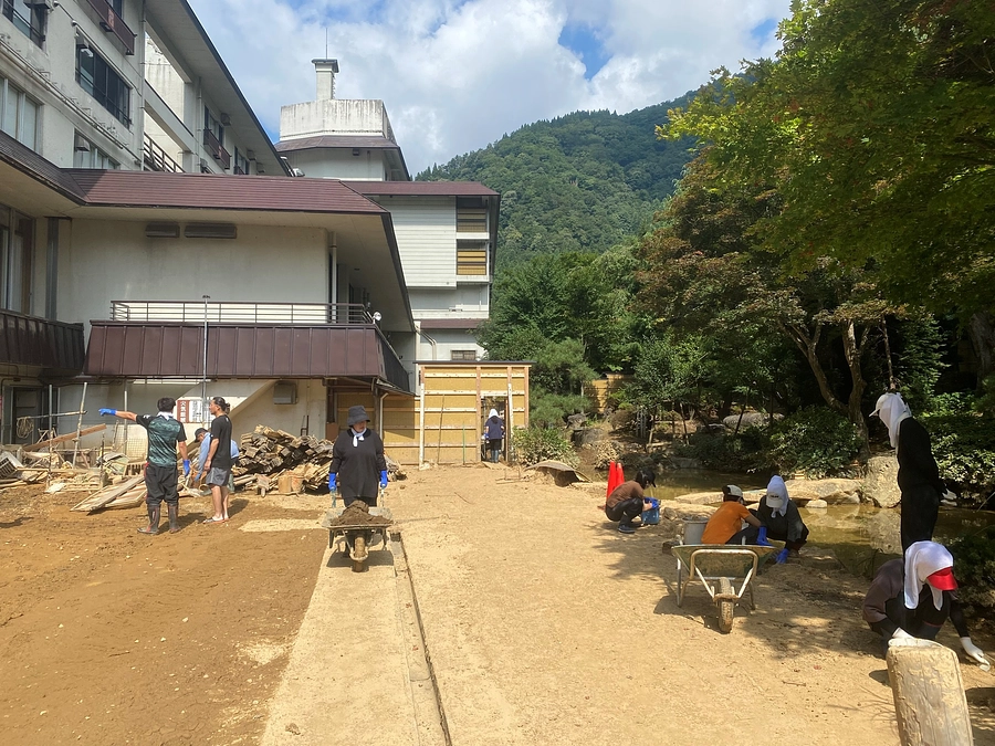 復旧作業の報告　８月１４日までの様子