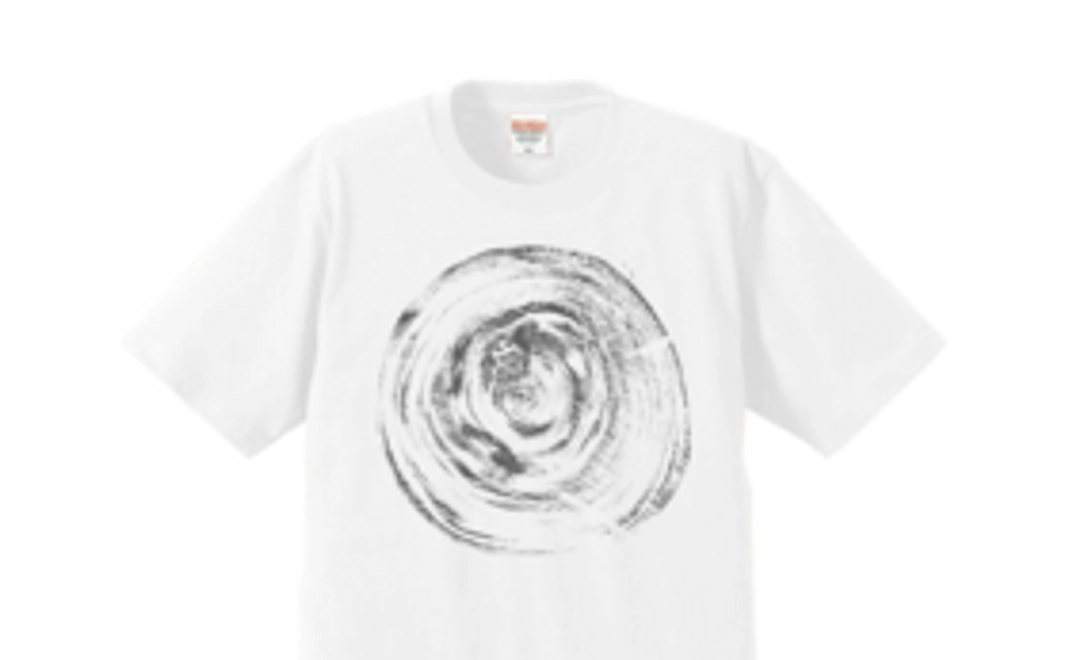 大杉1300年の年輪木版プリントTシャツ