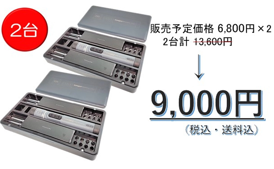 【早割＆台数割引】2台リターン特別価格