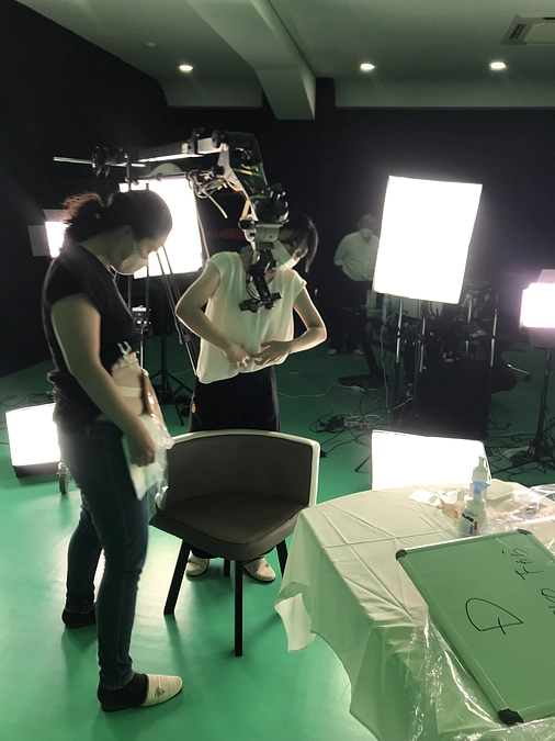 VR試作映像の制作風景