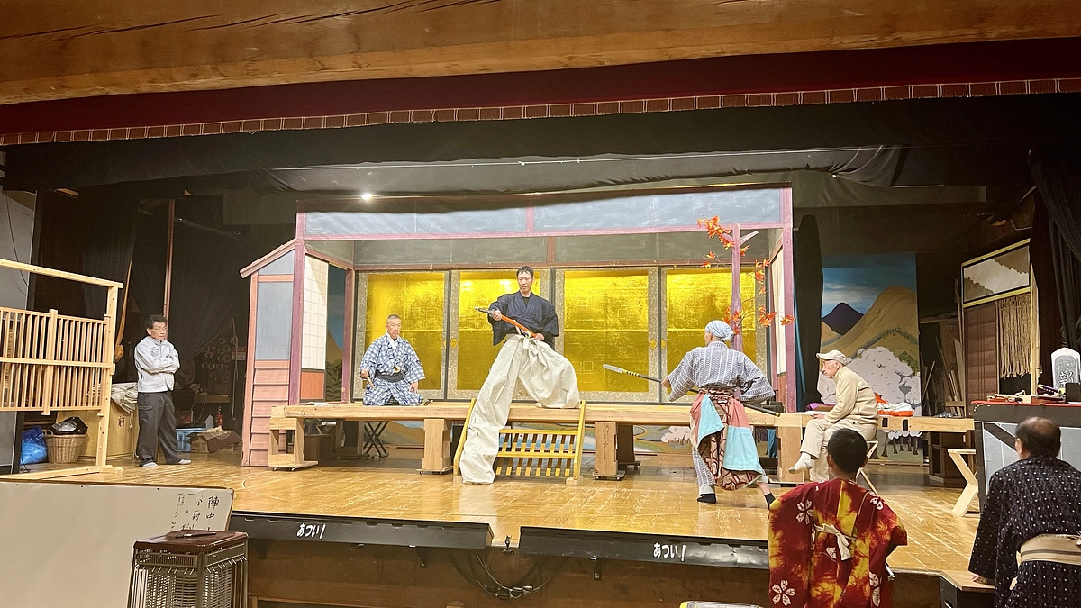白雲座歌舞伎稽古6日目