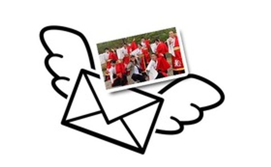 感謝のメール（チーム集合写真付）