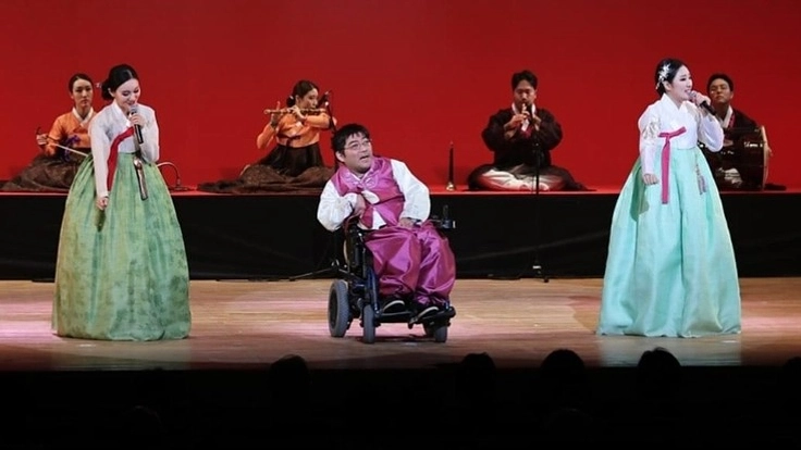 自分と同じような障がい者にも民謡を知ってもらいたい。