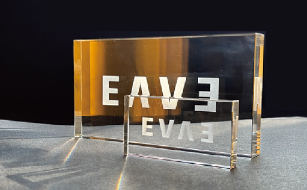 【限定50】EVΛƎ光学ガラスオブジェ Lサイズ