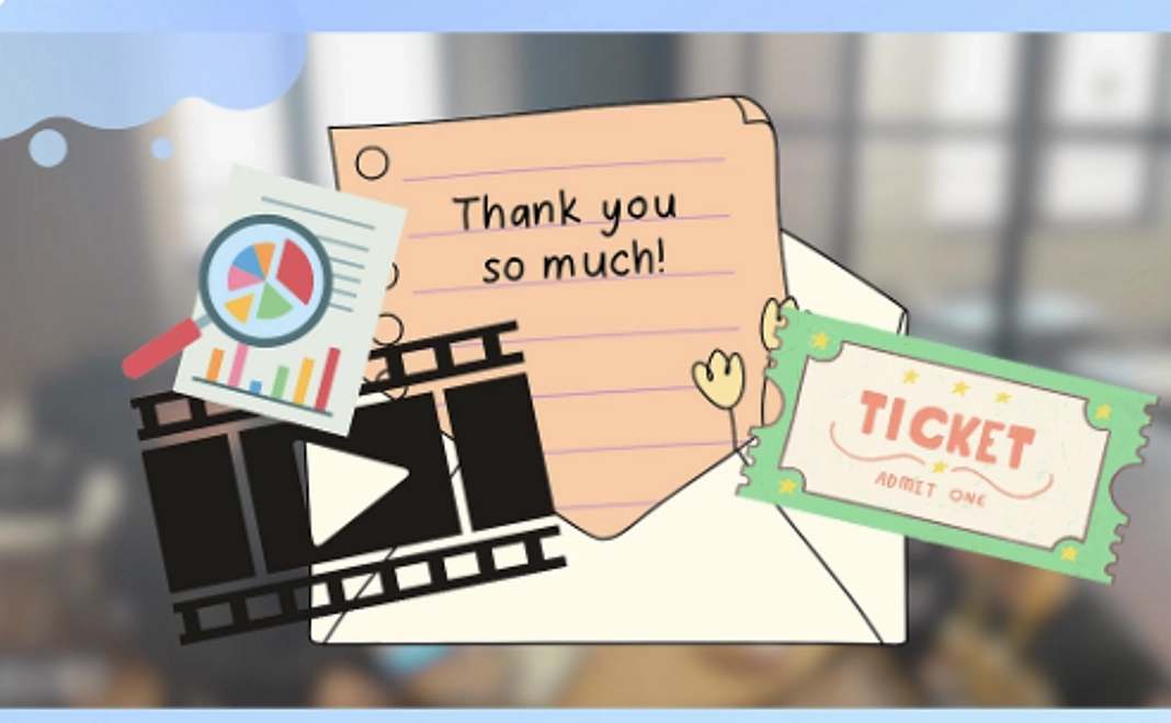 感謝のメッセージ　メッセージ動画　体験チケット１種　活動レポート