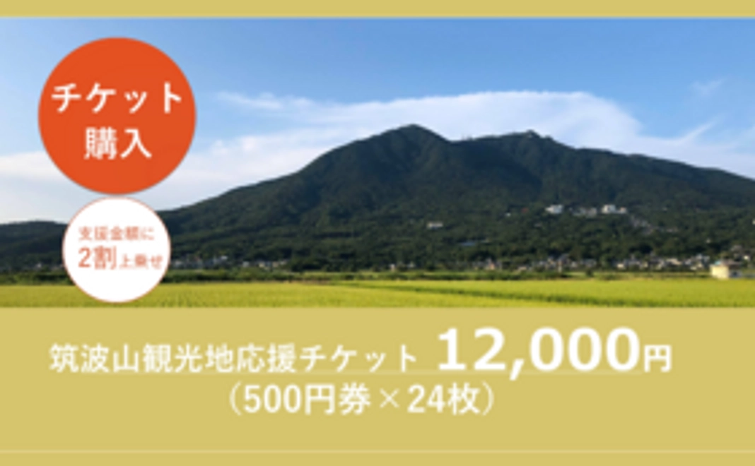 筑波山観光地応援チケット