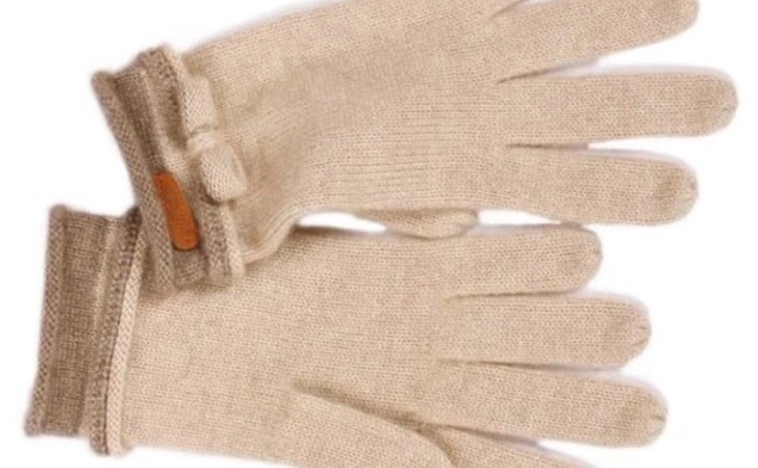 カシミア100％の女性用手袋