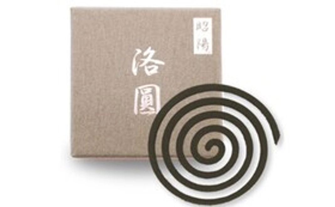 お部屋香コース　感謝のメール、山田松香木店さまの渦巻き香(10枚入/1箱)をご提供します。