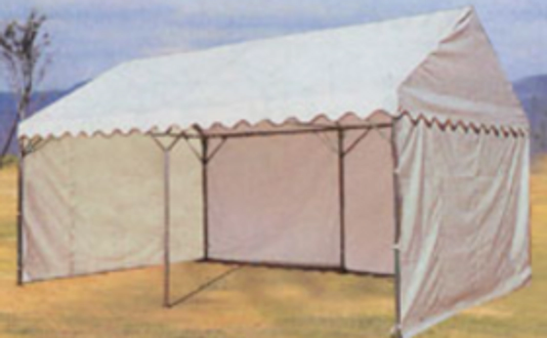 感謝の子供達サンクスレター、テント内にお名前掲載