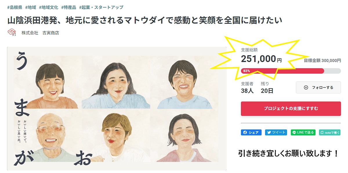 【あと一歩！！】　あと一押しお願いします