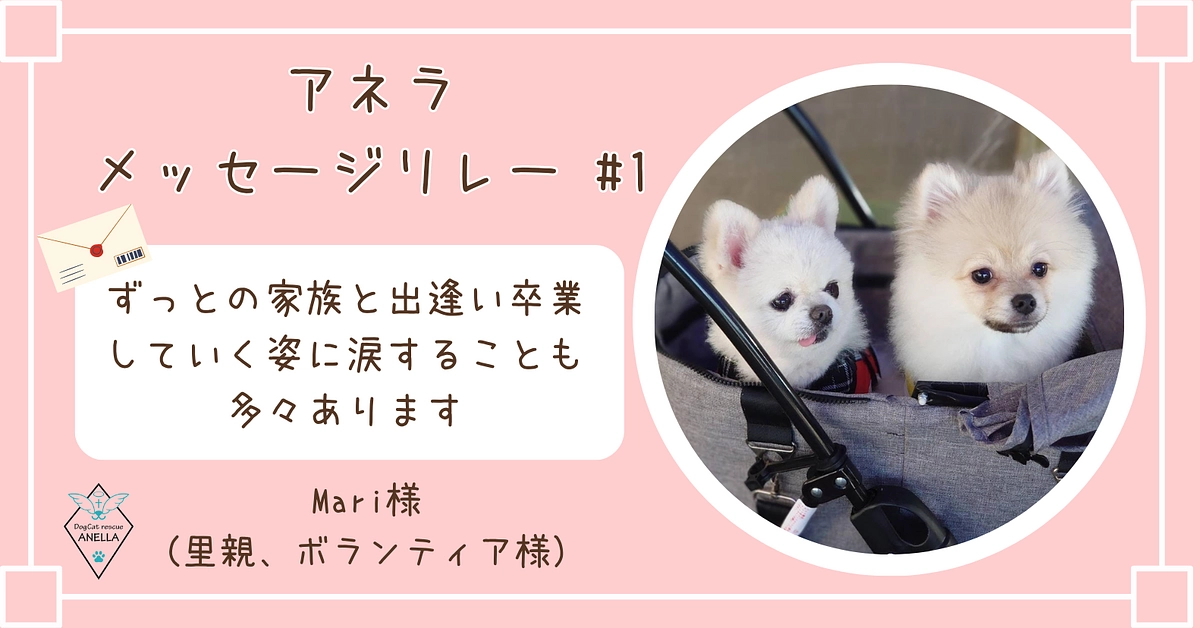 里親様＆ボランティアメッセージリレー#01