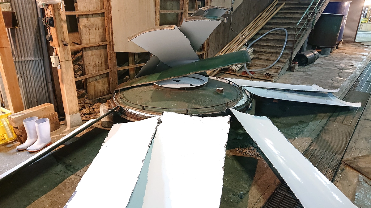 仕込蔵修復の前に