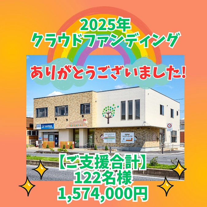 【感謝御礼】ご支援ありがとうございました！