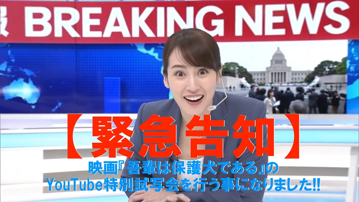 【重要】【残り11日】映画『吾輩は保護犬である』のYouTube特別試写会の日程が決定しました！