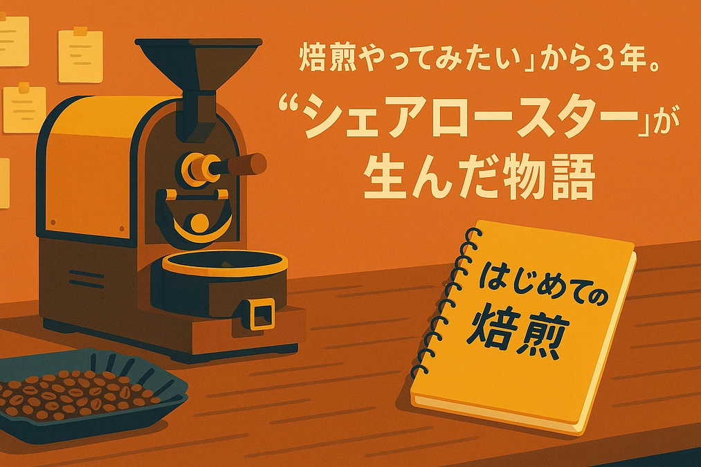 「焙煎やってみたい」から3年。“シェアロースター”が生んだ物語