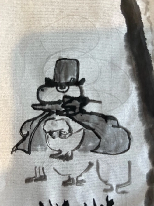 特典の新作「カピバラ写真展ポンシール」のデザインを進めています