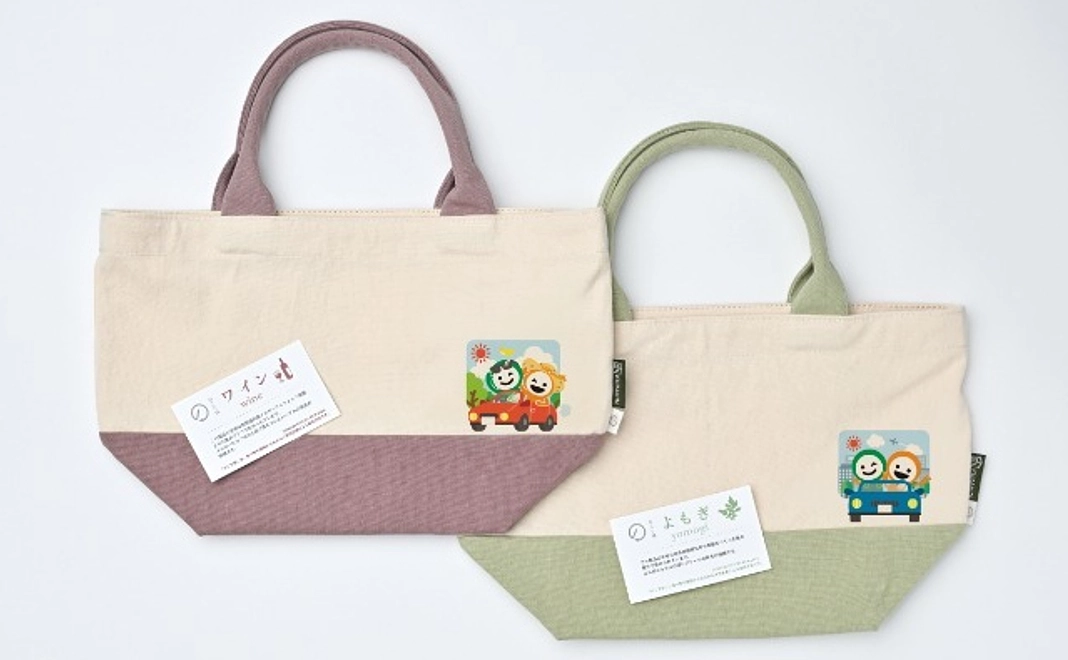 のこり染ミニバッグ（なごひか運転バージョン）