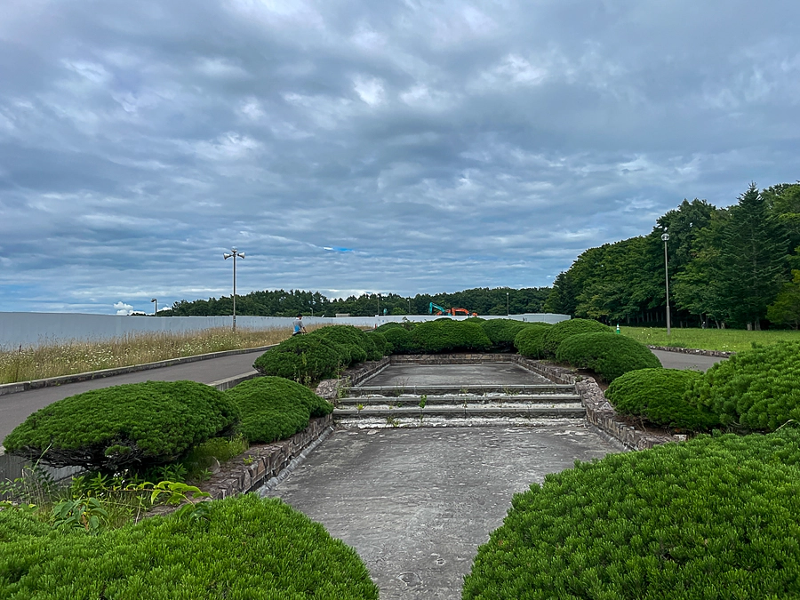 本日（令和5年8月14日）の北海道百年記念塔
