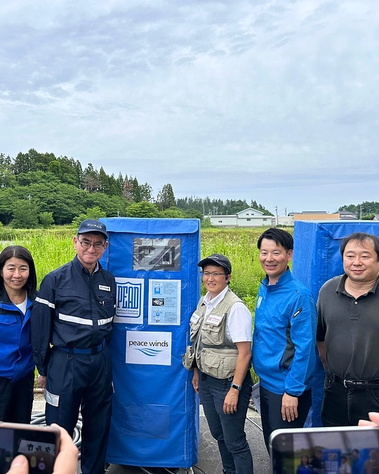 デジタル庁河野大臣を能登半島被災地視察にお連れしました。