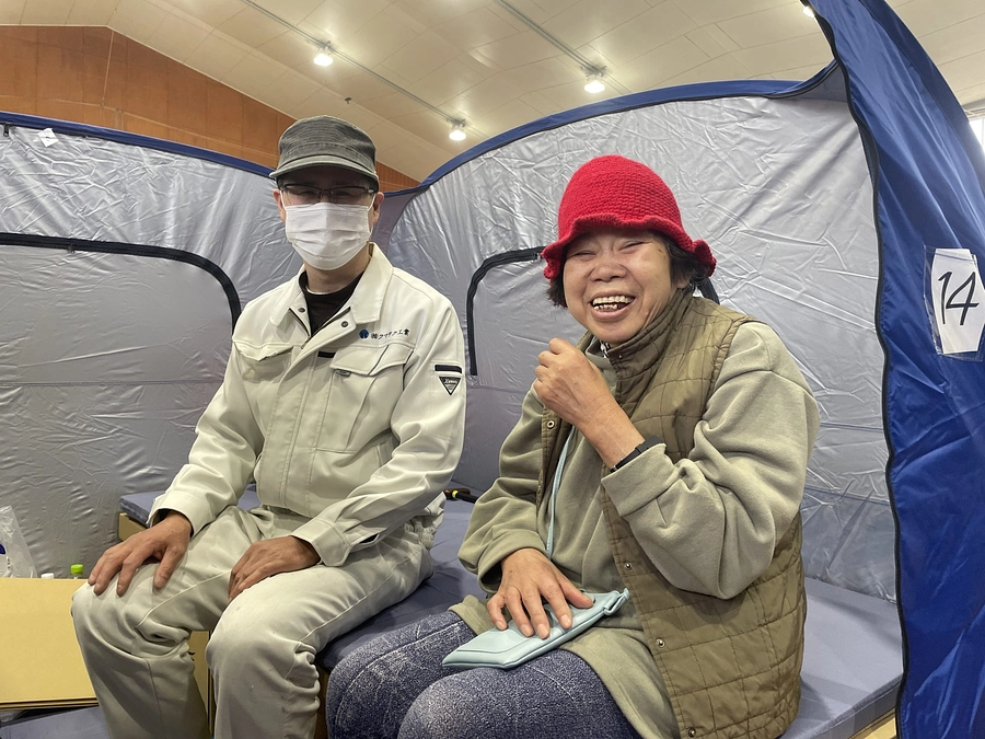 3月3日【岩手県大船渡市 山火事 緊急支援】避難者の健康を守り、笑顔を届ける