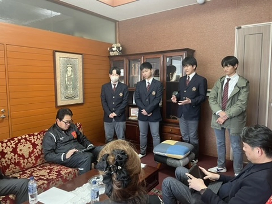 生徒からの活動報告１　「Y・K」君より感謝をこめて（お礼）