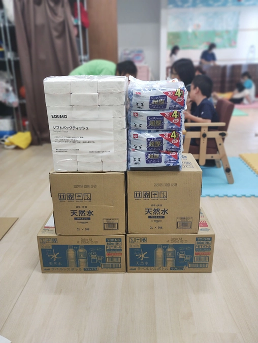 人気YouTuberの「おのだ」さまより、日用品をご寄贈いただきました！