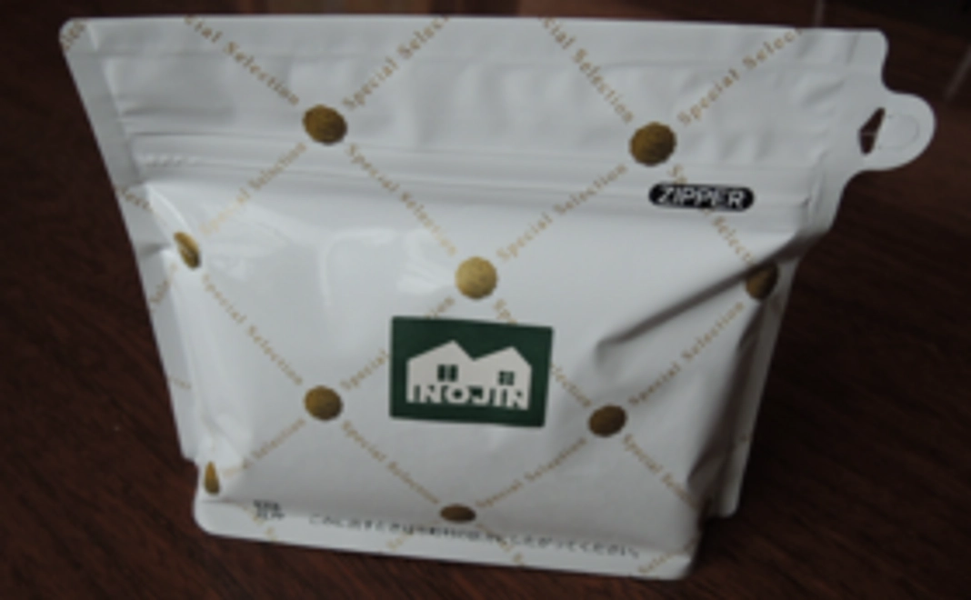 蕎麦カフェINOJINでご提供している珈琲200g入りパック